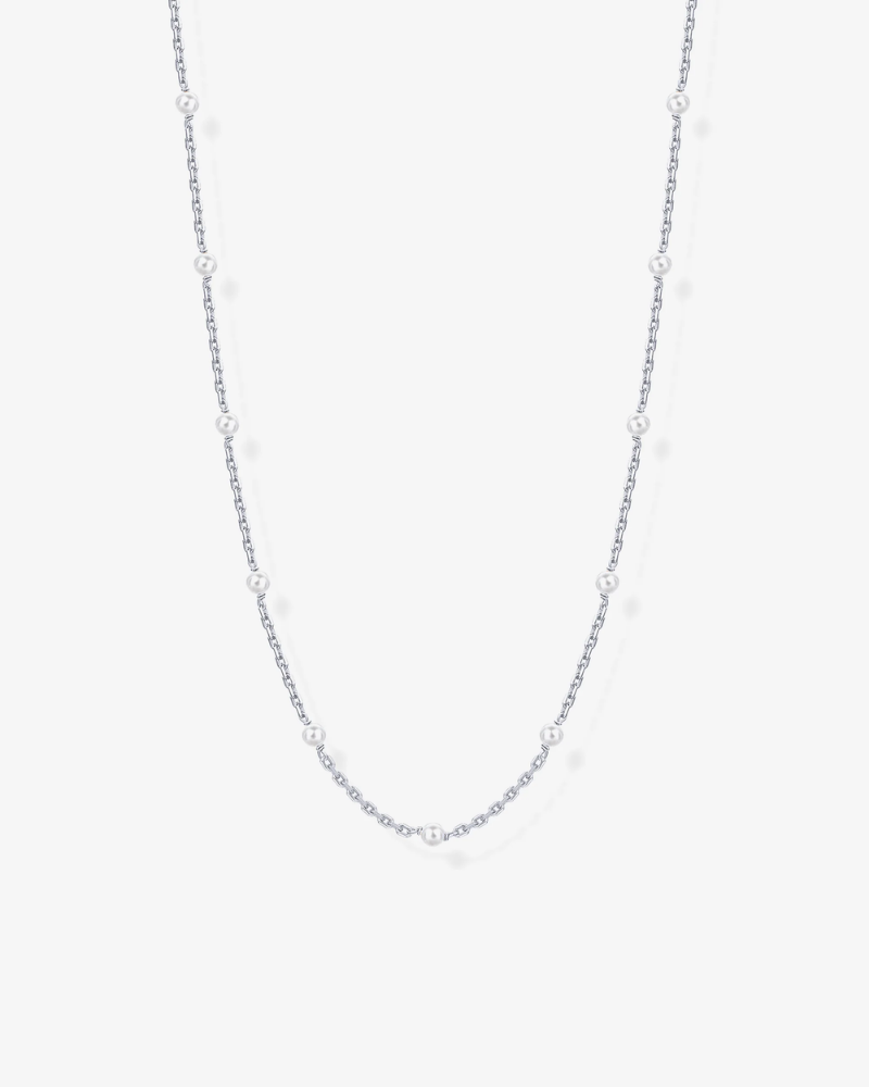 Pearl Station Necklace