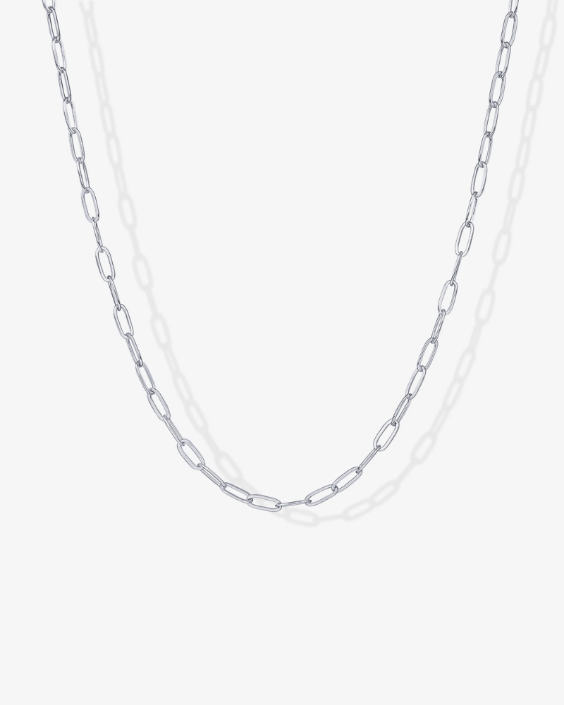Dainty Paperclip Necklace